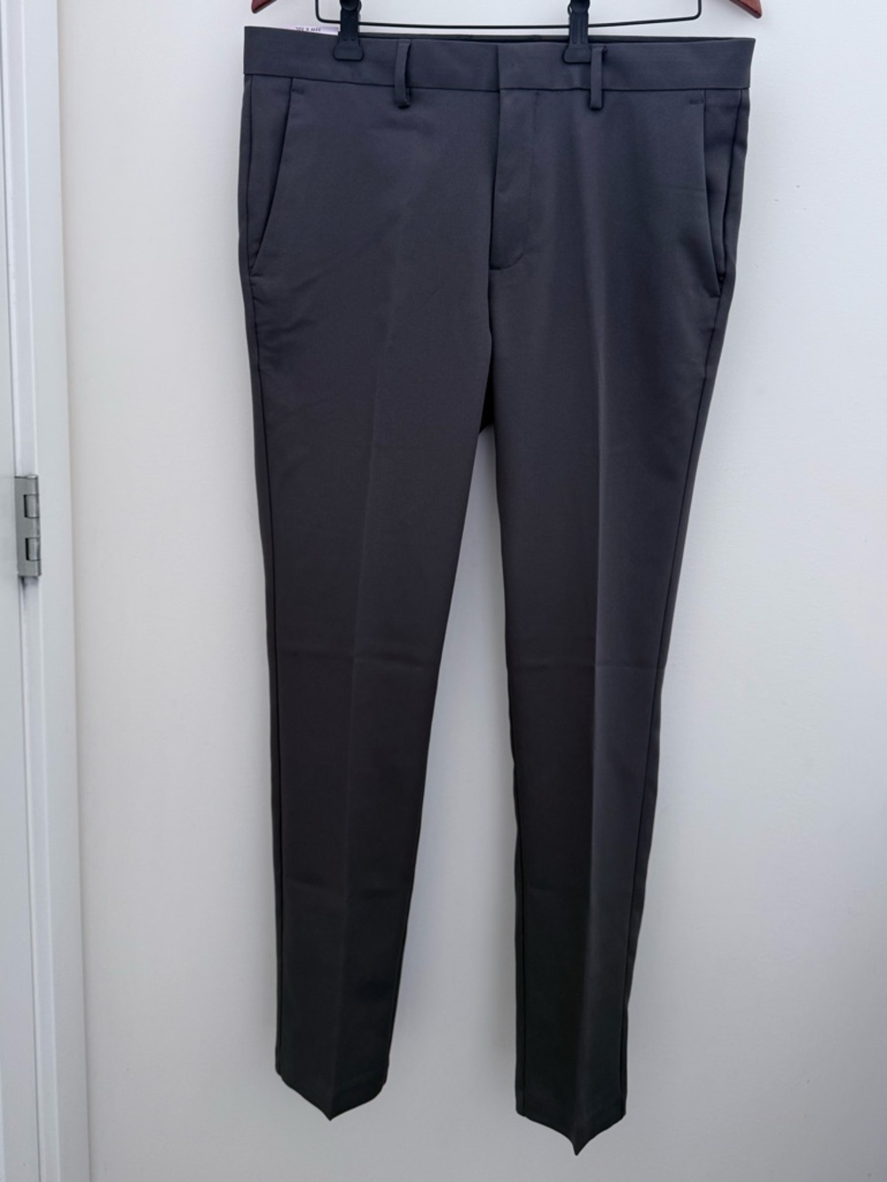 Mens Grey Skinny Fit Dress Pants 32x32 Louis Raphael NWT Stretch